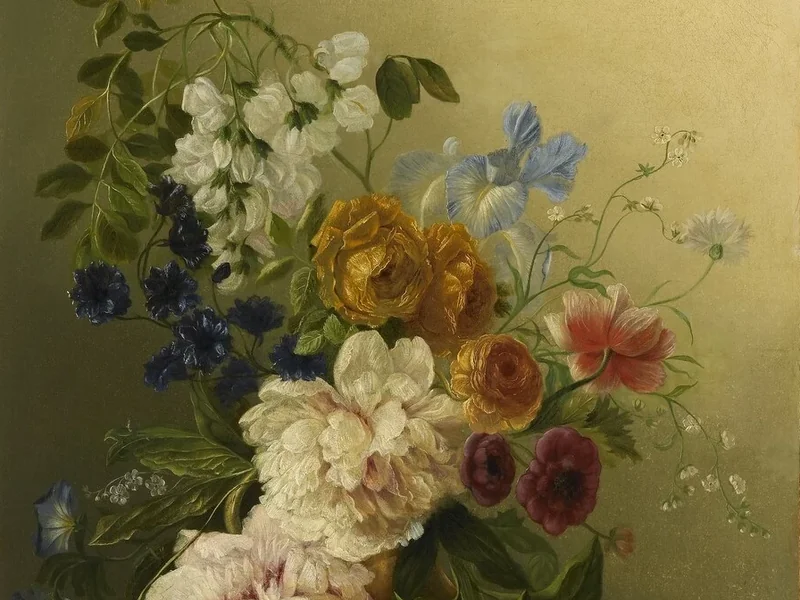 1811-Jan van der Waarden - Natura morta con fiori
